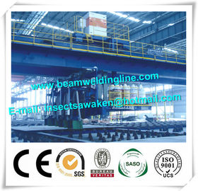 Crane Type H Beam Welding Line , Shipbuild Longitudinal Pole Automatic Welding Equipment